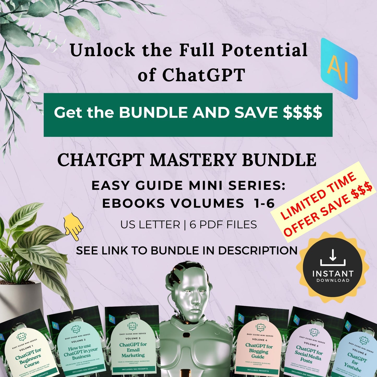 ChatGPT for Beginners Course, Unlock AI Potential, Business, Prompts, Commands, chatgpt, Youtube, Social Media, AI Resources, Tutorial, AI