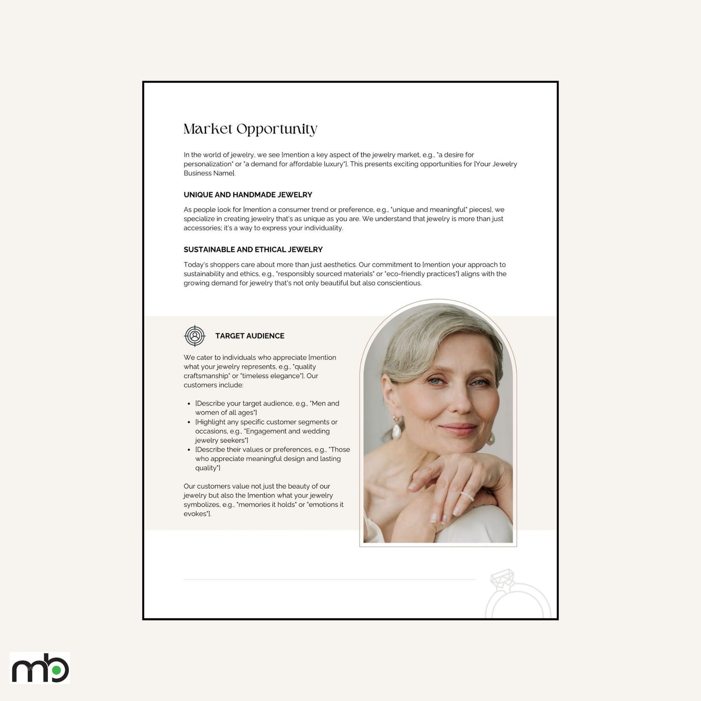 Jewelry Business Plan, Jewellery Business Plan, Jewelry Business, Jewellery Business, Business Plan Template, Business Plan Printable, Biz