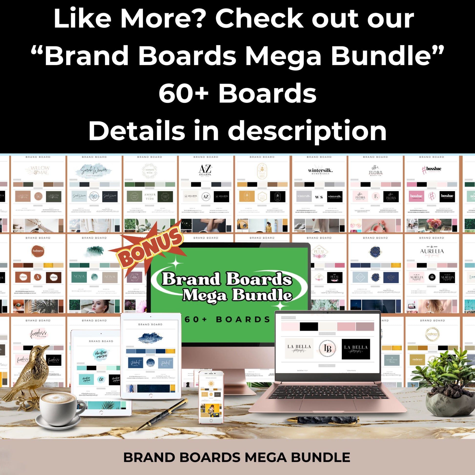 Branding Boards, Toolbox, Logo Design and Brand, Logos, Visual Identity pack, color palette, colors, graphics, Business Brand, assets, kit