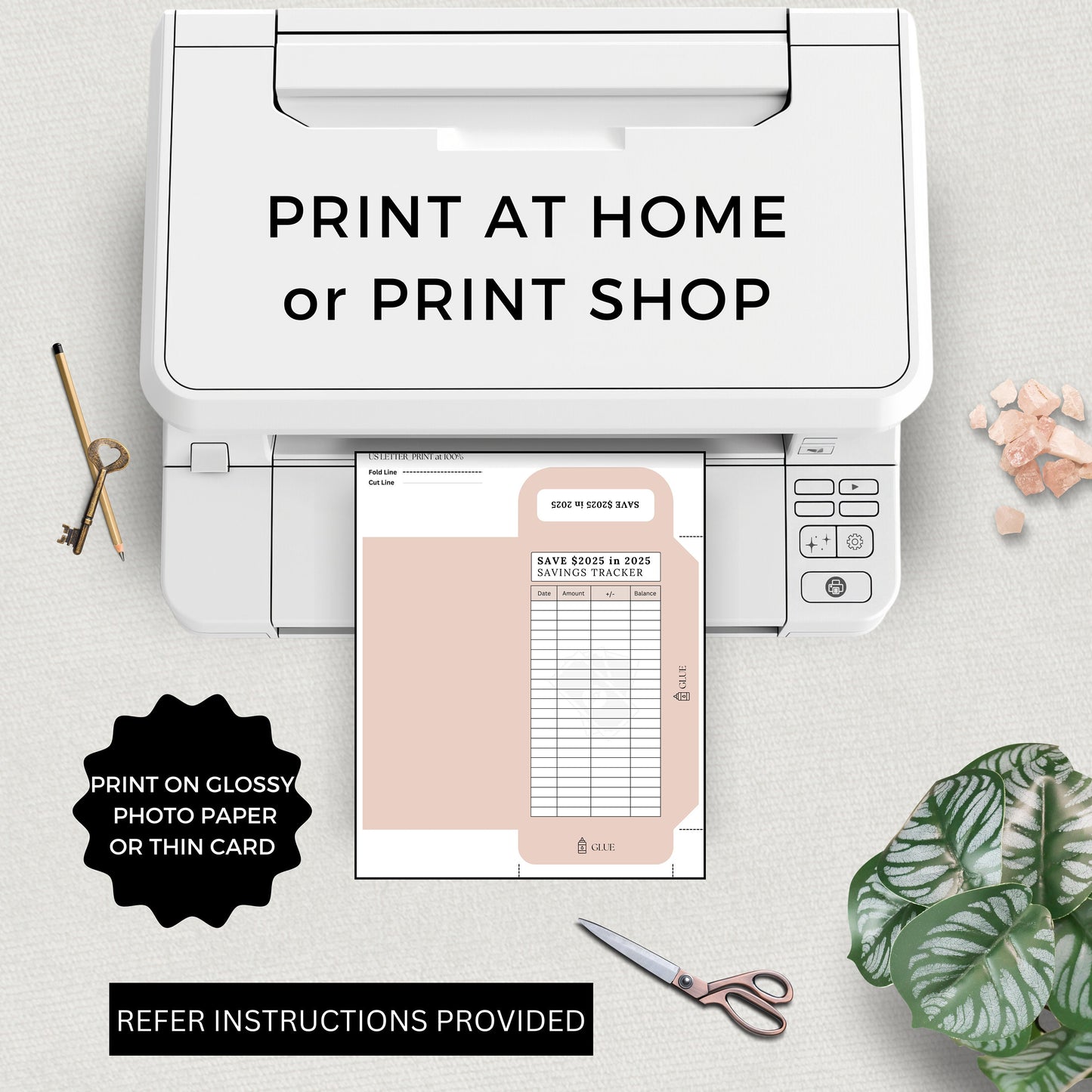 Printable Savings Tracker, Save 2025 in 2025, Financial Goals, Template, Saving Challenge Bundle, Organizer, Envelope, Goal, Money, Personal