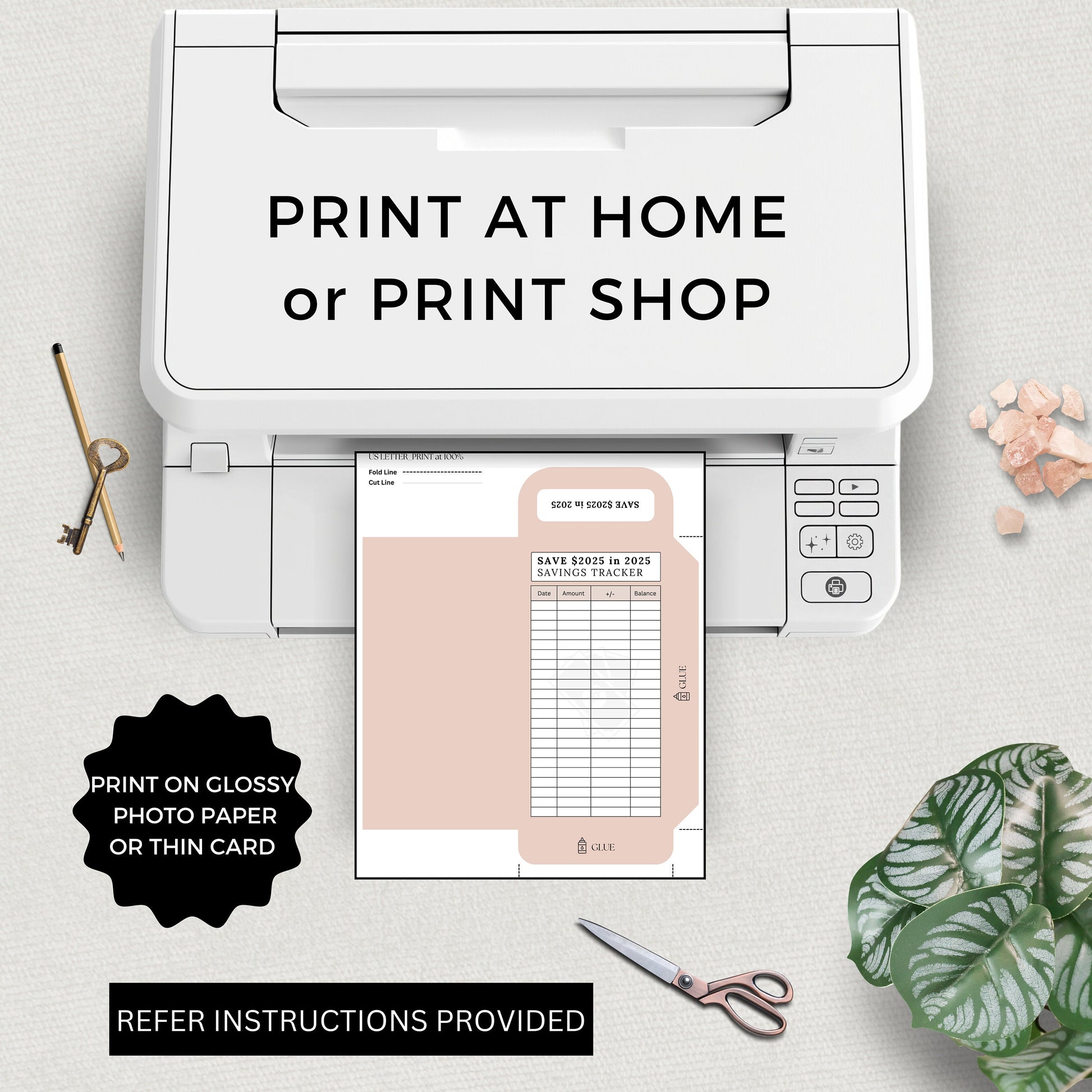 Printable Savings Tracker, Save 2025 in 2025, Financial Goals, Template, Saving Challenge Bundle, Organizer, Envelope, Goal, Money, Personal