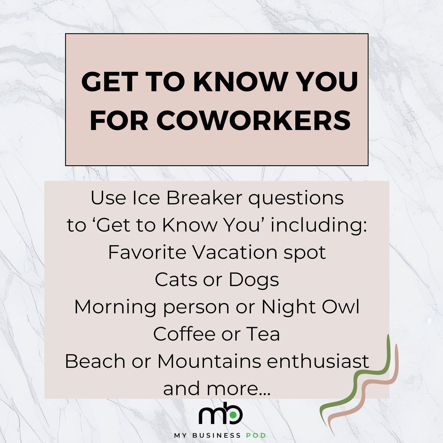 Get to Know You for Coworkers, Team Building, Ice breaker questions, Bonding, Workplace morale booster, Office camaraderie, questionnaire