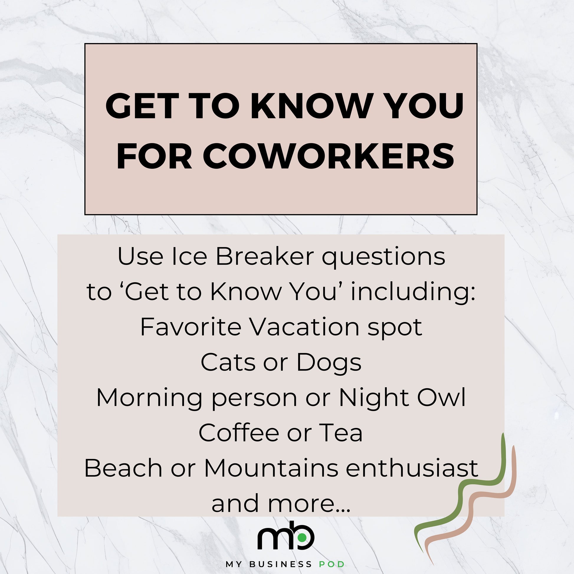 Get to Know You for Coworkers, Team Building, Ice breaker questions, Bonding, Workplace morale booster, Office camaraderie, questionnaire