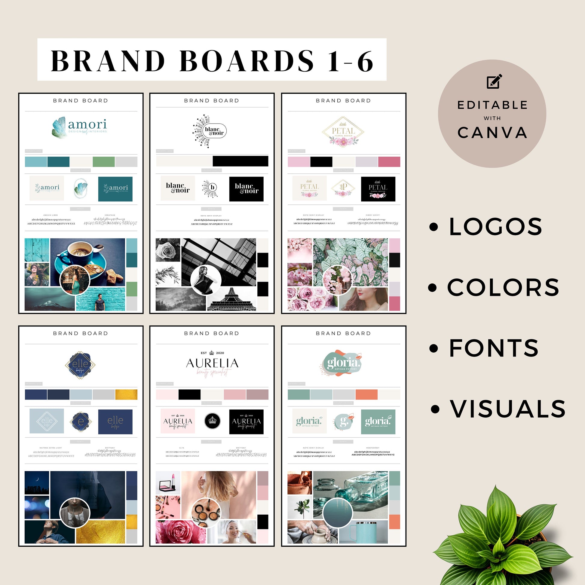 Branding Boards, Toolbox, Logo Design and Brand, Logos, Visual Identity pack, color palette, colors, graphics, Business Brand, assets, kit