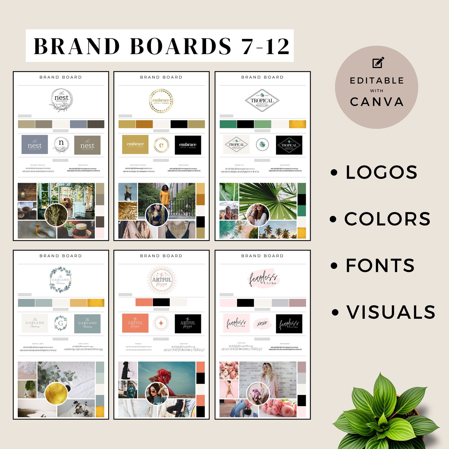 Branding Boards, Toolbox, Logo Design and Brand, Logos, Visual Identity pack, color palette, colors, graphics, Business Brand, assets, kit