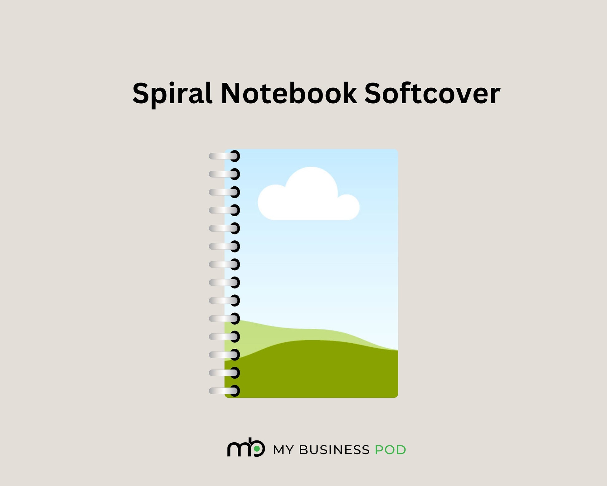 Notebook template, Spiral notebook template, Hardcover notebook template, Softcover notebook template, Open pages notebook, course notebook