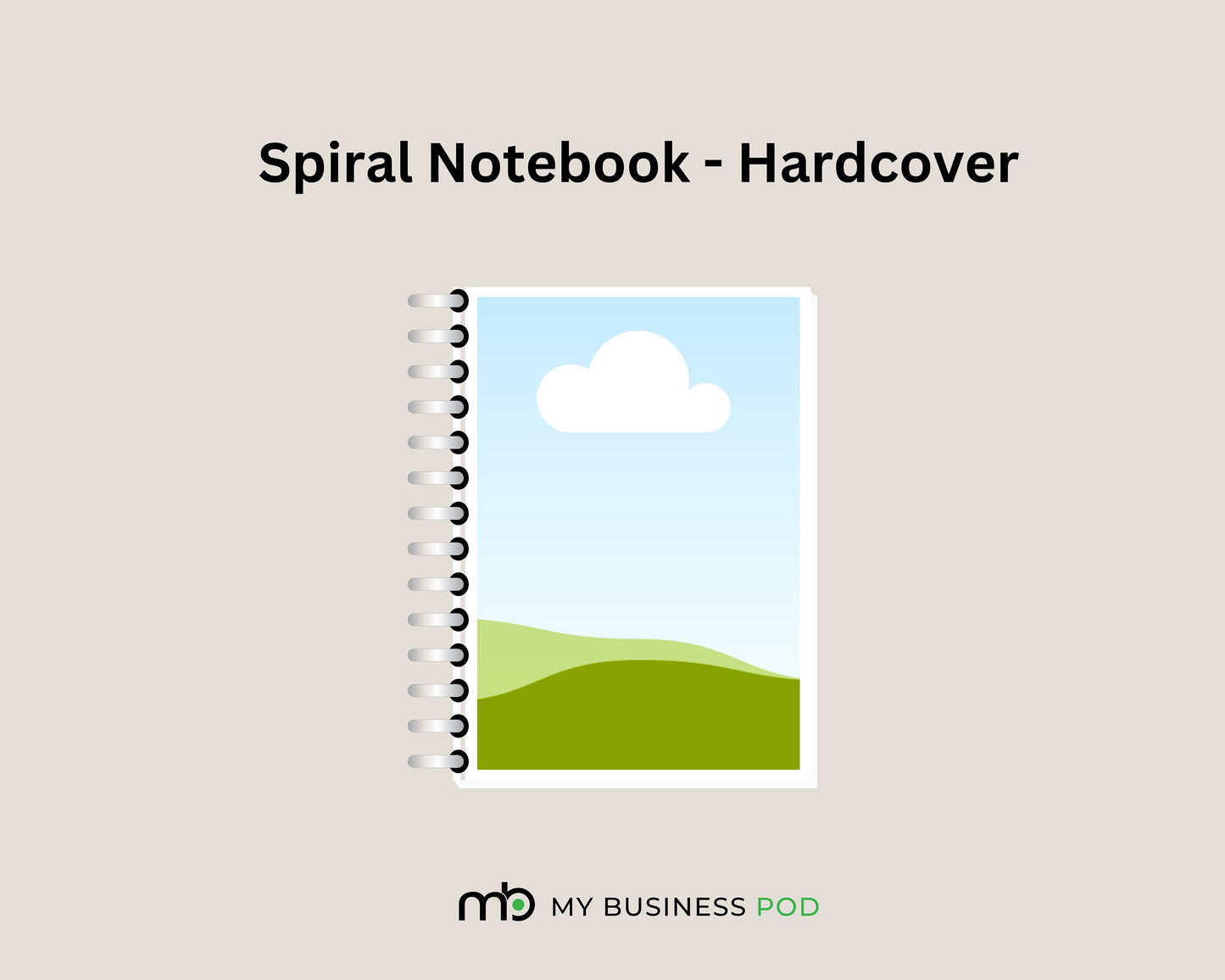 Notebook template, Spiral notebook template, Hardcover notebook template, Softcover notebook template, Open pages notebook, course notebook