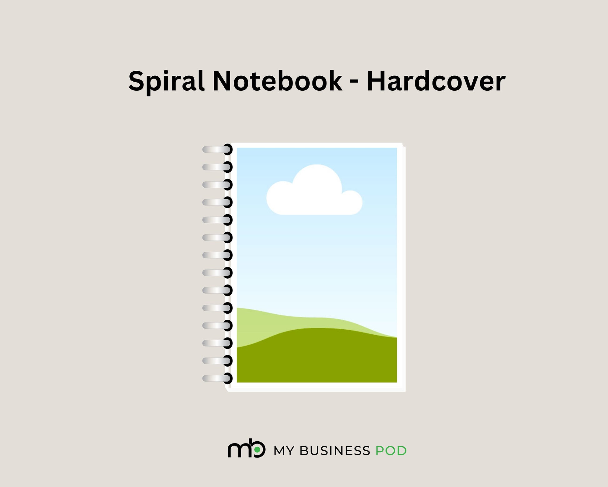 Notebook template, Spiral notebook template, Hardcover notebook template, Softcover notebook template, Open pages notebook, course notebook