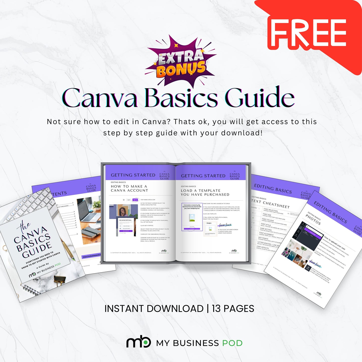 Printing Templates Print Ready Pro Pack Mega Value Bundle Multi Page Template Print and Cut Frame Blank Layout Affirmation Manifestation