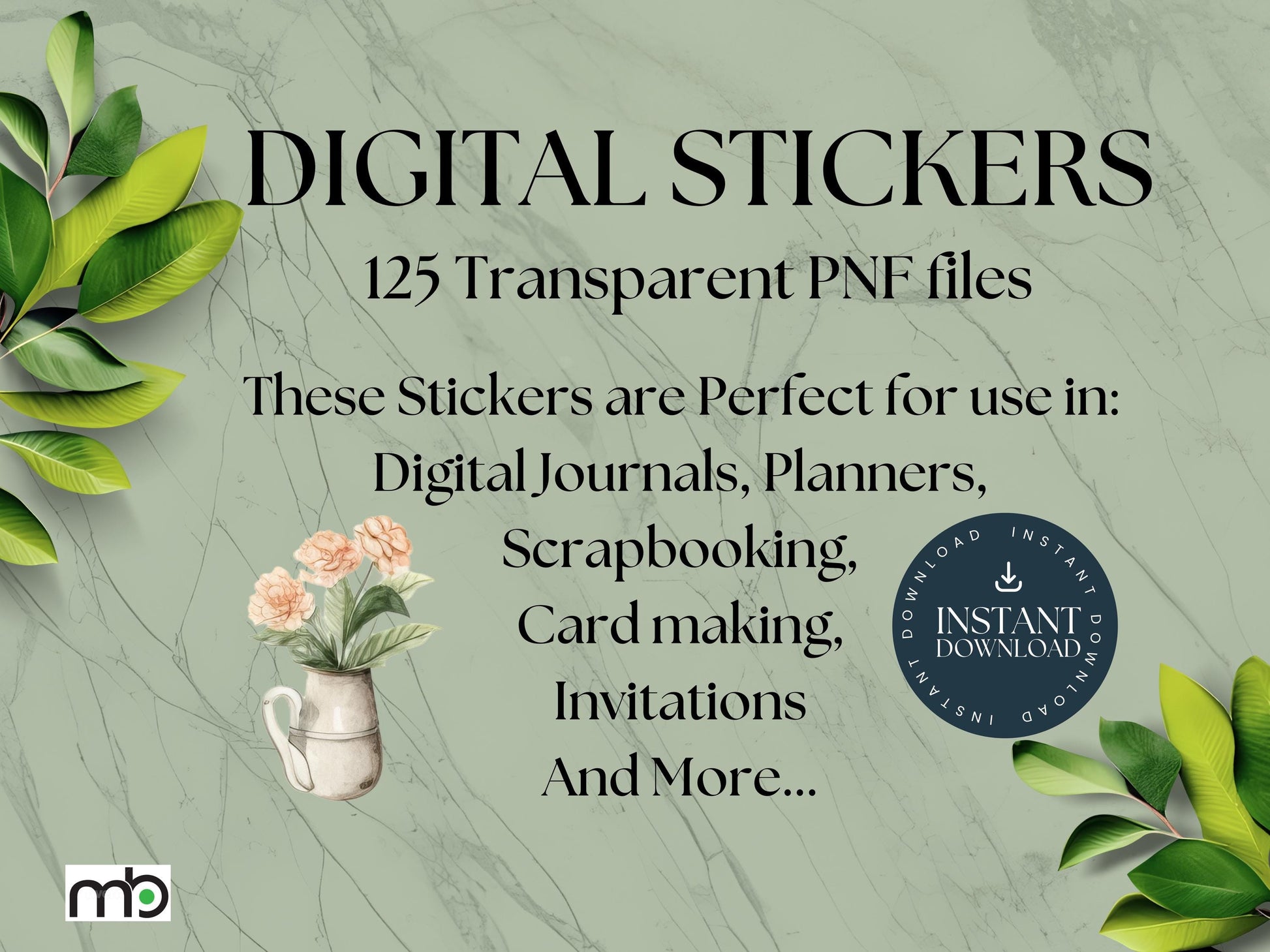 Seasonal Digital Planner Stickers, Four Seasons, Spring, Fall, Autumn, Summer, Winter, Goodnotes, Notability, Sticker, Nature, Seasonal, PNG