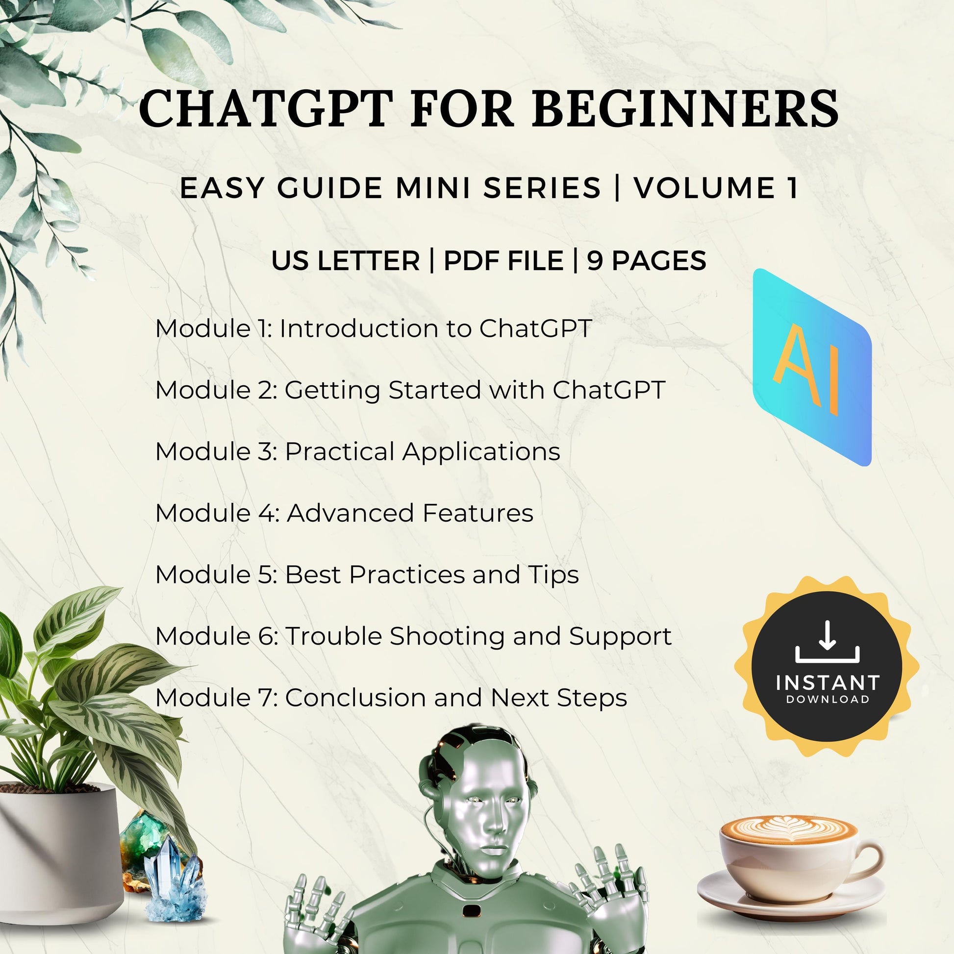 ChatGPT for Beginners Course, Unlock AI Potential, Business, Prompts, Commands, chatgpt, Youtube, Social Media, AI Resources, Tutorial, AI
