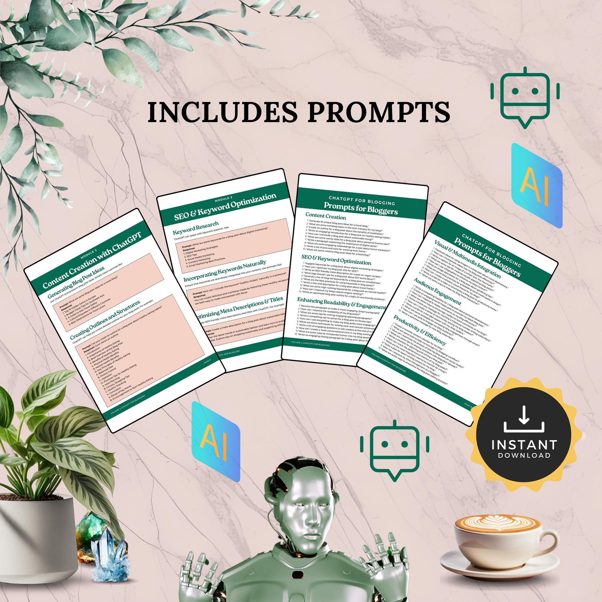 ChatGPT for Blogging, content creation, engagement strategies, prompts. commands, tips, Blog Tools, AI Resources, SEO, Learn ChatGPT, Tool