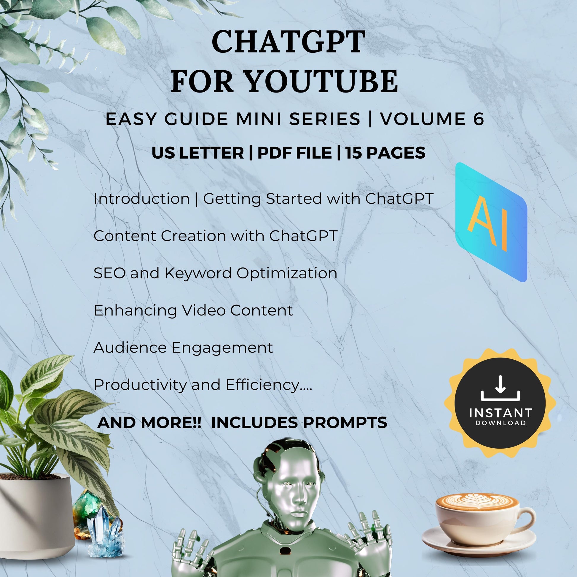 ChatGPT for YouTube, Video Optimization, audience engagement, optimize your channel, SEO tips, prompts, commands, content creation, creator