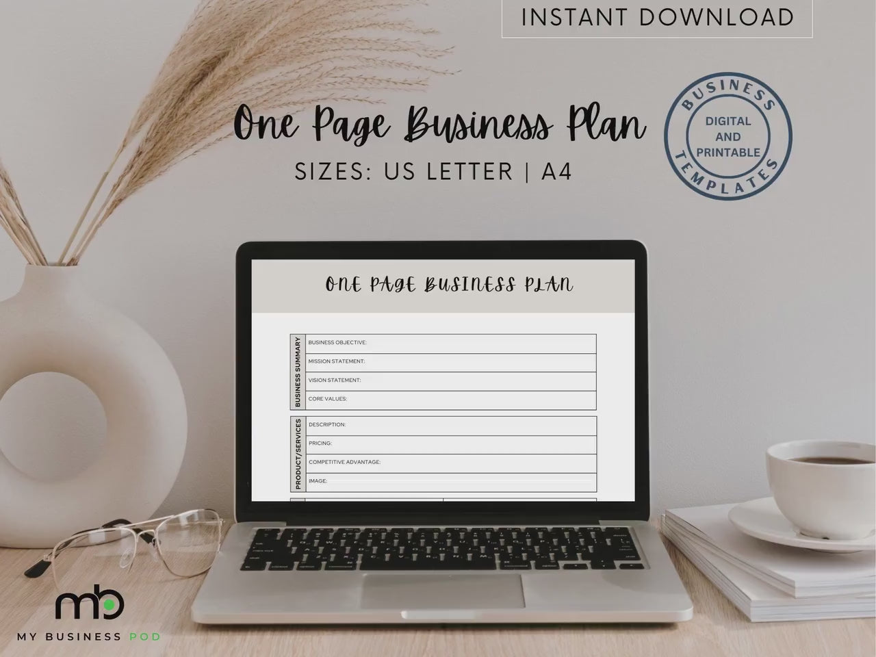 Business Plan, Business Planner, Business Plan Template, Business Plan Printable, Business Plan Digital, Road Map, Business Templates, Biz