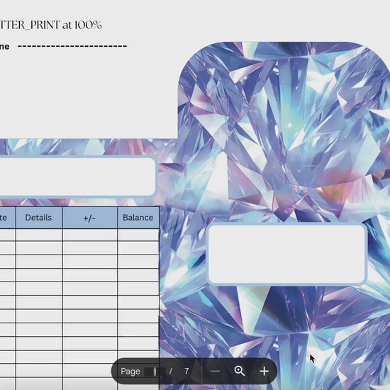 Cash Envelopes Diamond Sparkle design, Budgeting, Money, Saving, Printable PDF, Tracker, Tracking, Expense, Organizer, Finance, tools, DIY