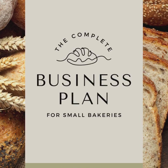 Business Plan for Small Bakeries, Bakery Business Plan,  Business Plan, Bakery Goods Business Plan, Canva Business Plan Template, Bakery