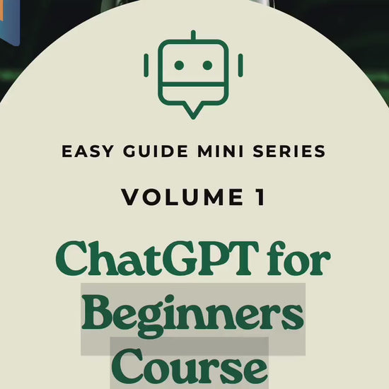 ChatGPT for Beginners Course, Unlock AI Potential, Business, Prompts, Commands, chatgpt, Youtube, Social Media, AI Resources, Tutorial, AI