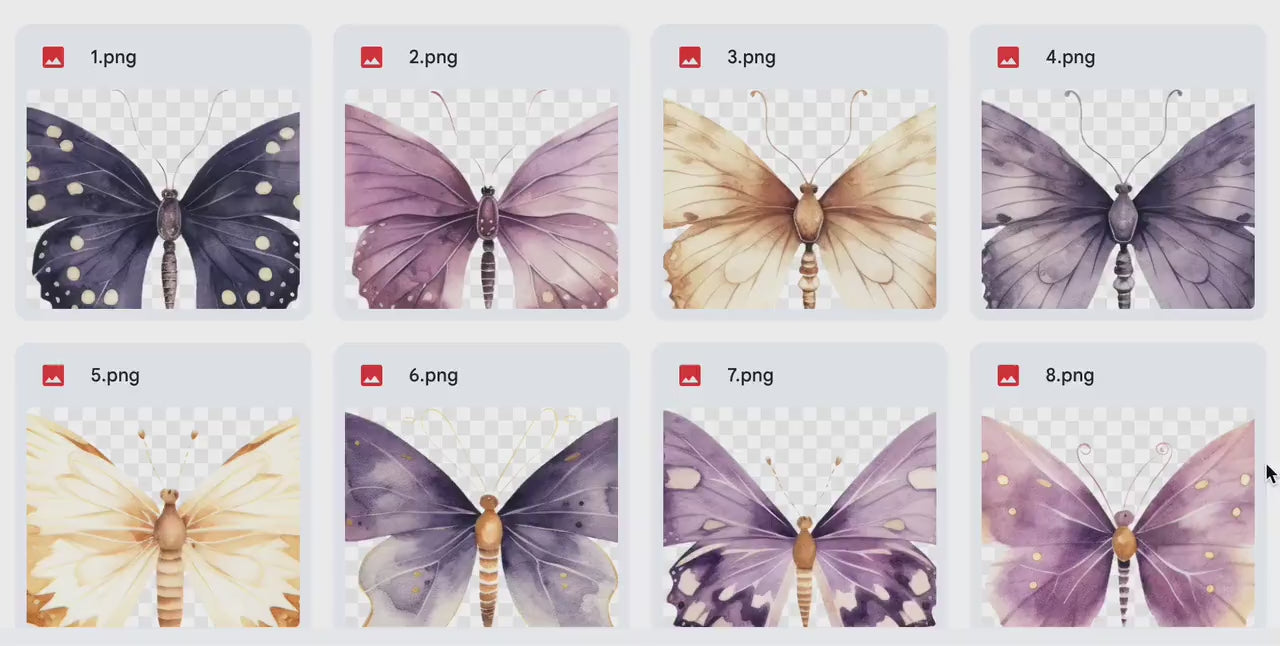 Mystic Digital Stickers, Fantasy, Butterfly, Butterflies, Gemstone Sticker, Dragon, Goodnote, Noteability, Magic, fairy, jewels, crystals