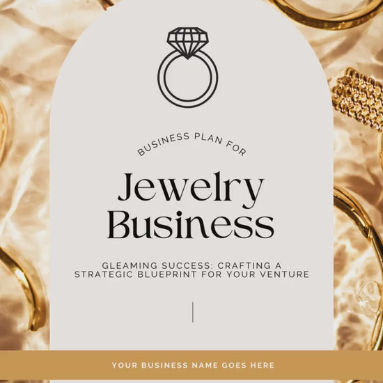 Jewelry Business Plan, Jewellery Business Plan, Jewelry Business, Jewellery Business, Business Plan Template, Business Plan Printable, Biz