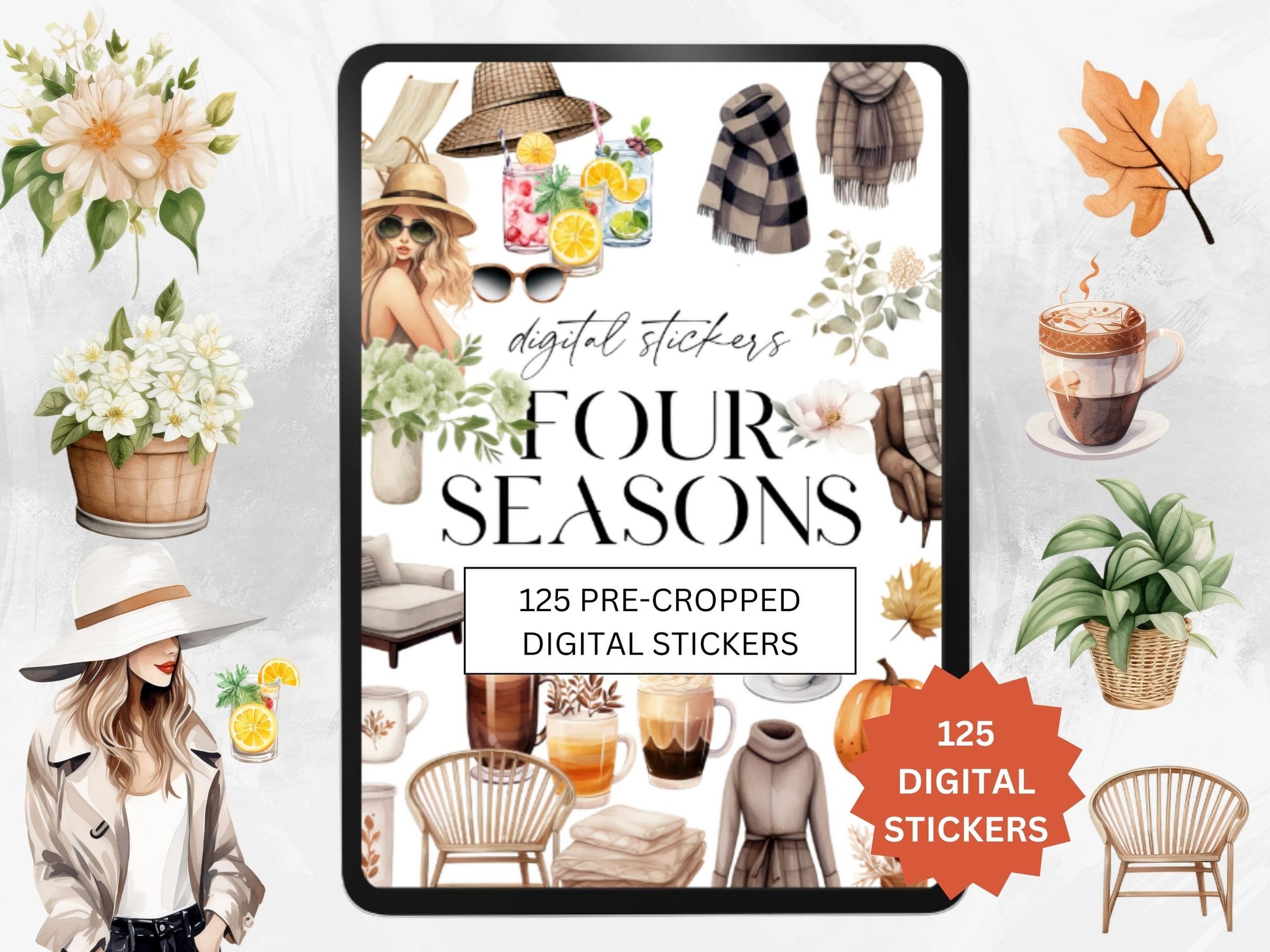Value Bundles, Digital Sticker Bundle, Lifestyle Stickers, Seasons Stickers, Work Stickers, Plant Stickers, Goodnotes Stickers, png stickers