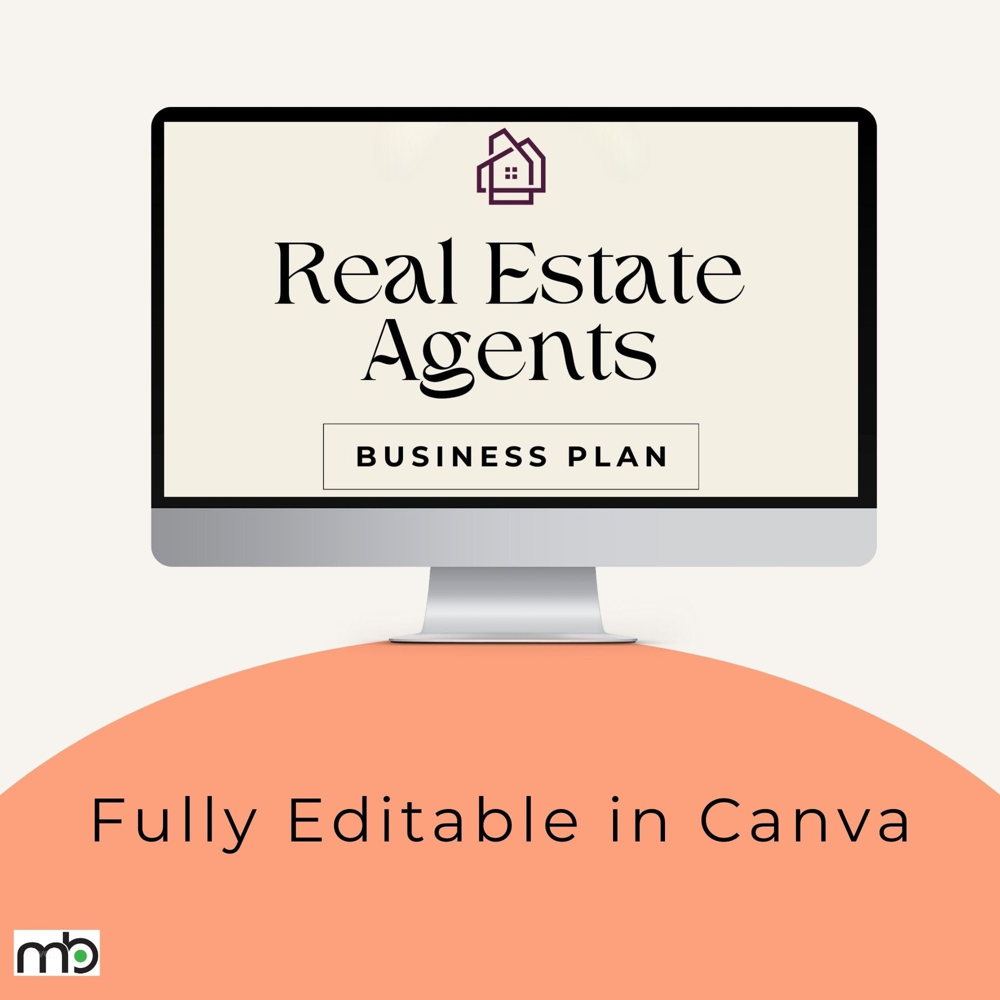 Real Estate Business Plan, Realtor Business Plan, Realtor Planner, Business Planner, Business Plan Template, Real Estate Agent, Realtor, Biz