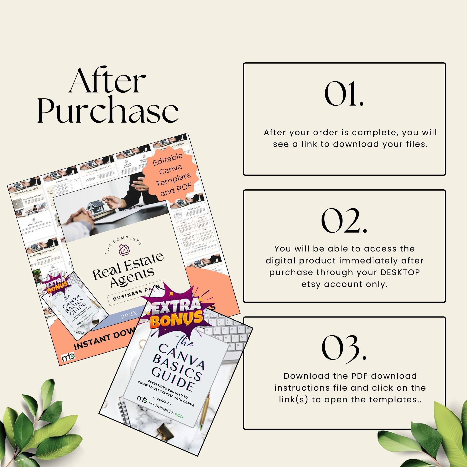 Real Estate Business Plan, Realtor Business Plan, Realtor Planner, Business Planner, Business Plan Template, Real Estate Agent, Realtor, Biz